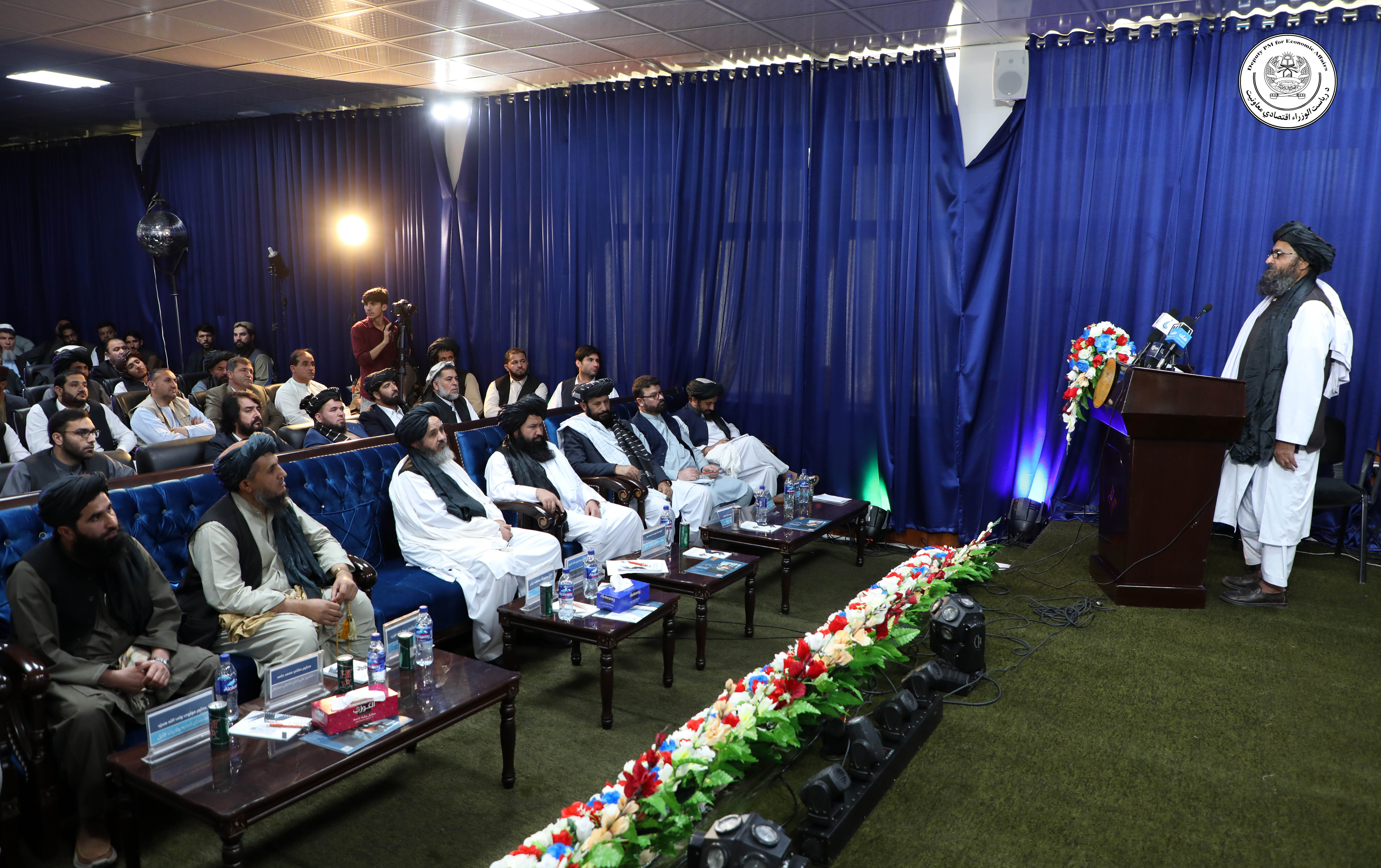 Hajji Mullah Abdul Ghani Baradar Akhund's participation in the appreciation meeting of iron melting factories