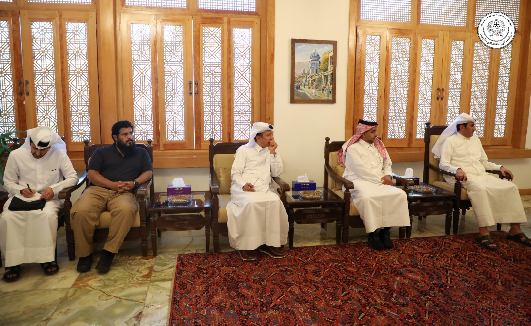 Deputy PM for Economic Affairs, met with Mohammad Al-Masnad, the Adviser to the Emir of the State of Qatar