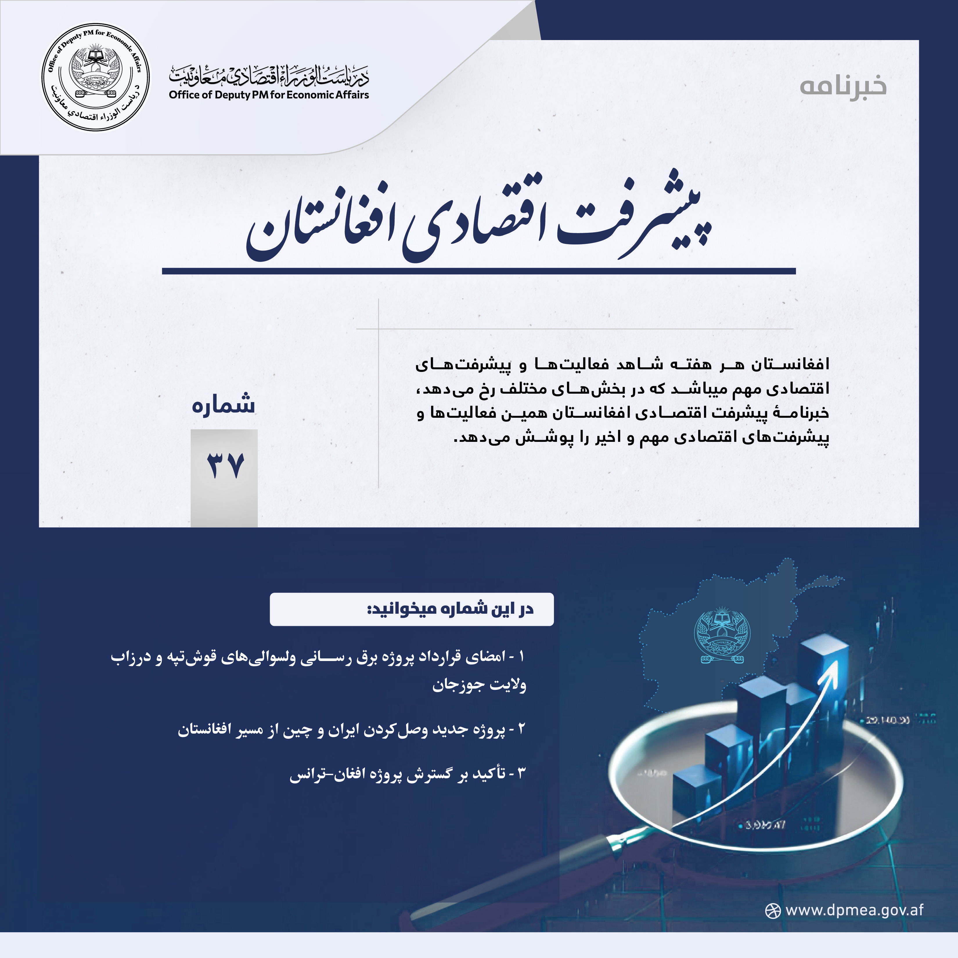 پیشرفت اقتصادی افغانستان (خبرنامه) ۳۷